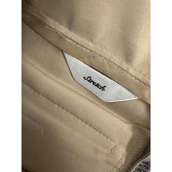 Talbots Solid Khaki Tan Polyester Blend Stretch Shorts Women's Size 6 NWOT - Picture 5 of 9